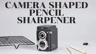 Rotary Manual Pencil Sharpener with Vintage Camera Shape by Deli: Your Best Mate!