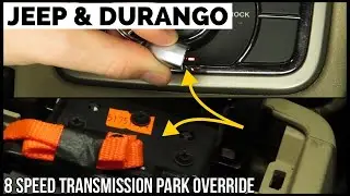 How To Use Jeep Grand Cherokee & Durango 8 Speed Transmission Park Override