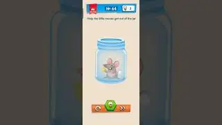 IQ Boost Level 64 Help the littlemouse get out of the jar