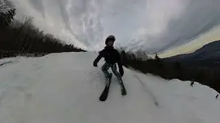 Skiboarding on New Years 2022 Sunday River