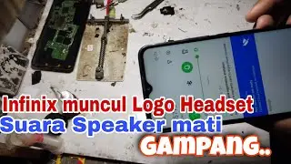 Infinix Smart 6 Tidak ada suaramya, ada gambar headsetnya