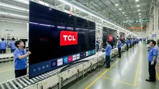 TCL TV Factory: The Incredible 4K Production Line You've Never Seen