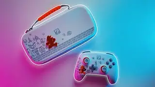 “Running Mario” Nintendo Switch Wireless Controller and Case From PowerA