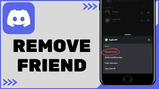How to REMOVE Friends On Discord I Unfriend on Discord (iOS & Android)