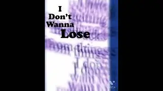 I don’t wanna lose control.