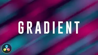 Animated Gradient Background - DaVinci Resolve Tutorial - No Plugins