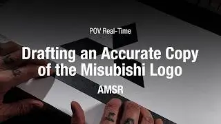 POV / Real-Time. Drafting an Accurate Copy of the Mitsubishi Logo (AMSR)