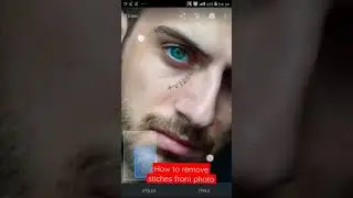 #shorts how to remove unwanted stiches from photo using snapseed #snapseed #shorts