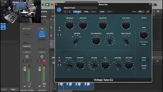 Vintage Tube Eq plugin .Logic pro