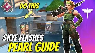 VALORANT PEARL SKYE FLASH GUIDE - MUST KNOW TIPS AND TRICKS