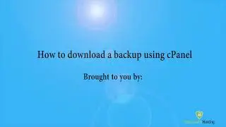 How to Download Backup using cPanel with SafeGuard Hosting