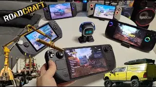 Как RoadCraft 🚛 🛻 работает на Steam Deck OLED/Asus ROG Ally X/Msi Claw 8 AI/Lenono GO/Zotac Zone 🔥