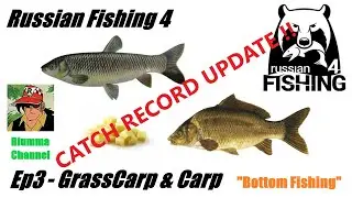 Russian Fishing 4 - Ep3 - Catch record update!! Old Burg Lake