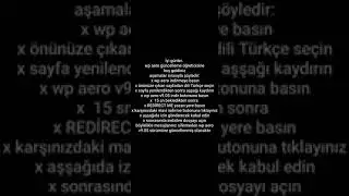 WP AERO V9.05 GÜNCELLEME