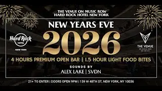 The Venue at Hard Rock Hotel NYC New York New Year's Eve Party