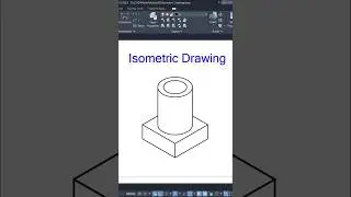 How to create Isometric Drawing in AutoCAD | AutoCAD Isometric Drawing Practice 