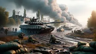 Terrifying Moment! Ukrainian Troops Destroy Russian Tank Convoy Near Avdiivka this night!
