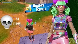 Tropical Storms A Comin' 🏝 | Fortnite ZB Solo Squads | 43 Eliminations!
