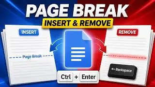 How To Insert & Remove A Page Break In Google Docs