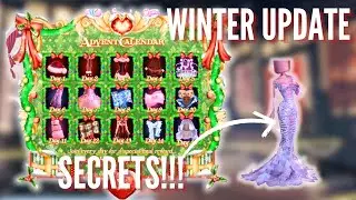 Winter Update *Secrets Revealed!* 🎁 New Hairstyles, Christmas Town & More! ❄️#dresstoimpressupdate