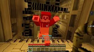 Minecraft Bendy and the ink machine - Runaway from monster bendy