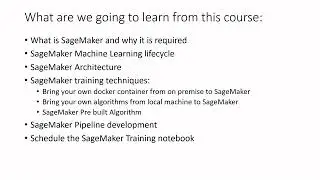 AWS SageMaker- Complete Course-Part1