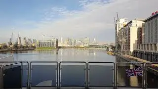 London Victoria wharf. GVs sunborn Hotel.  with balcony