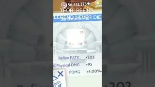 Teori Refine 15 Legend Never Die 