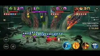 Raid:Shadow Legends- Hydra clan boss, 1-key normal difficulty