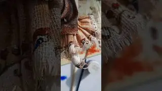 Юбочка для ватной игрушки ⚘️ цветочный узор.