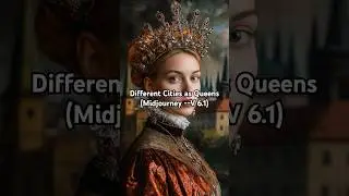 AI Imagines Different Cities as Queens #shorts #viral #shortsvideo #cities #queens #midjourney #ai