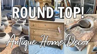 Round Top Vlog! Antique Home Decor Shop With Us | Julia and Hunter Havens
