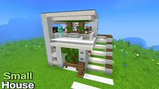 ⚒️Minecraft | How to Build a Small Modern House #2