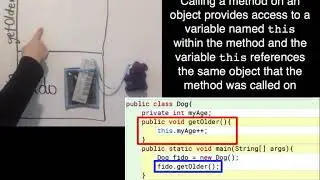 Java NM - Example 10: The variable this is created when we call a method on an object