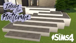 10 Ideas for Using the NEW PLATFORMS in The Sims 4 | Sims 4 Tutorial