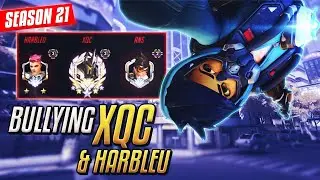 DANTEH Bullying XQC, Harbleu, ANS with TRACER (42 Elims) [OVERWATCH SEASON 21]