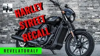 Harley Davidson Street Motorcycle Recall - Faulty Brakes - RevelatorAlf