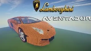 Minecraft: Lamborghini aventador + Descarga / Download