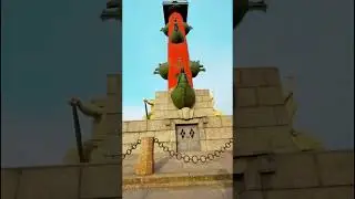Ростральная колонна ты это запомнишь . St.Petersburg