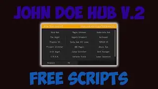 Roblox Serverside Script Showcase John Doe Hub V2