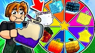 AWAKENED FRUIT WHEEL Picks Our FRUITS In Blox Fruits!