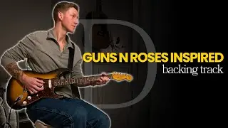 GUNS N' ROSES INSPIRED | Sweet Classic Rock Guitar Backing Track in D Major