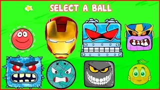 Играем за Железного Человека. Новые персонажи в игре про красный шарик.Red Ball 4 от Фаника про шар