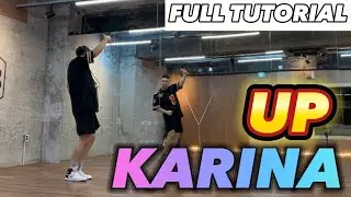 [FULL TUTORIAL] 카리나 '업' 전체 안무배우기 | karina 'up' tutorial