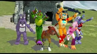 【MMD × FNAF x Security Breach】Live for the Night