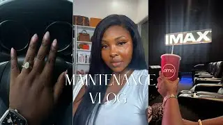 NYC Maintenance Vlog | Styling my GLUELESS Wig | Nail Appointment | DIY Lash Extension | Pack with m