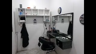 Barbearia montada