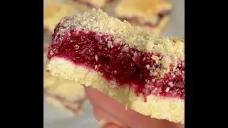 Песочное печенье с джемом и крошкой сверху рецепт  #Shorts