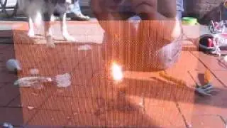 Burning toothpick in microwave =  Plasma balls