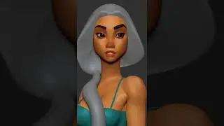 Making Princess Jasmine in ZBrush